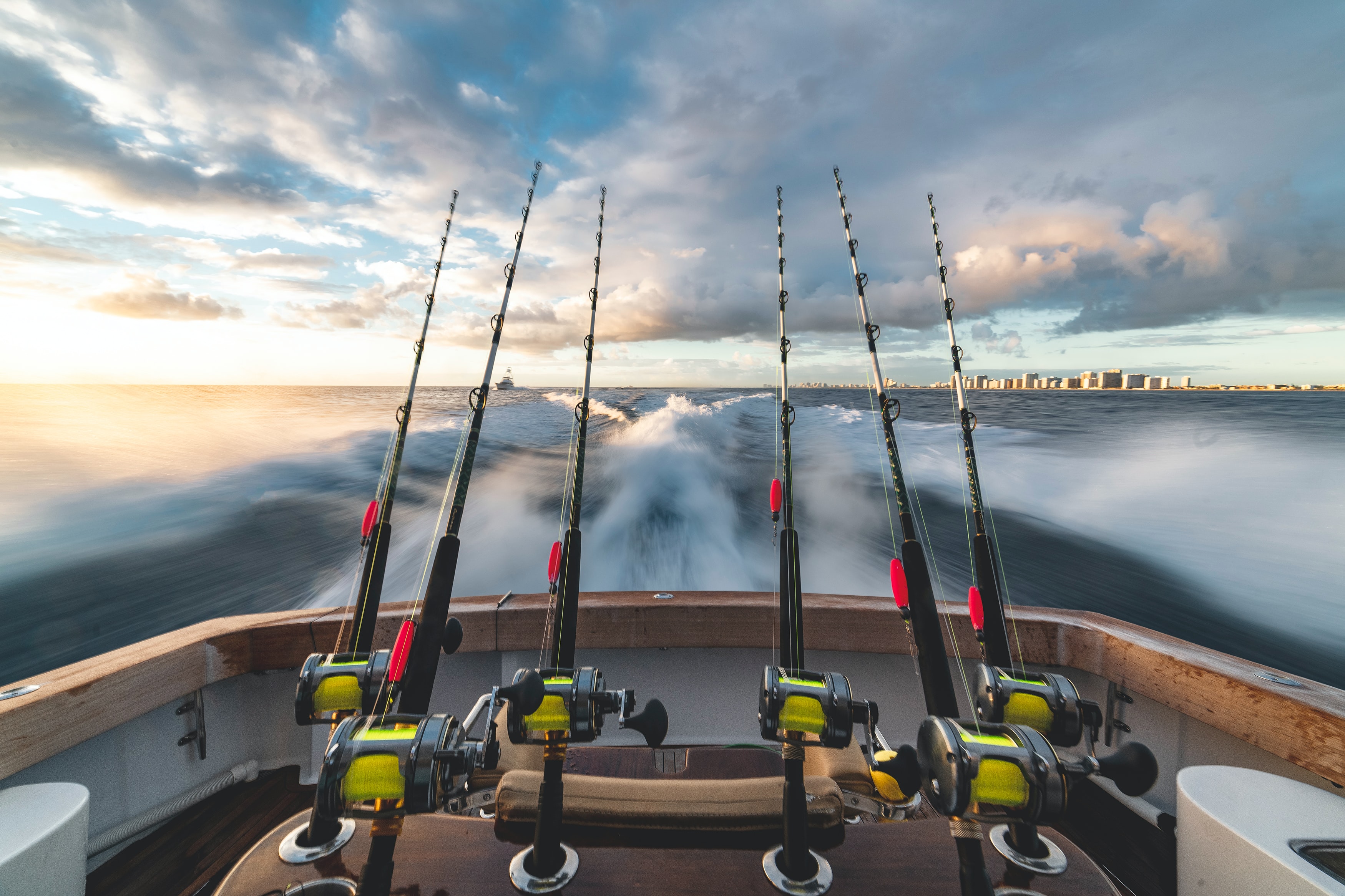 fishing on boat